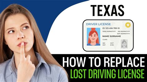 replace lost drivers license texas