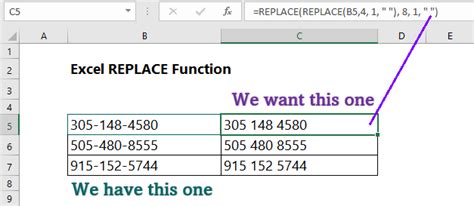 Replace Space Excel
