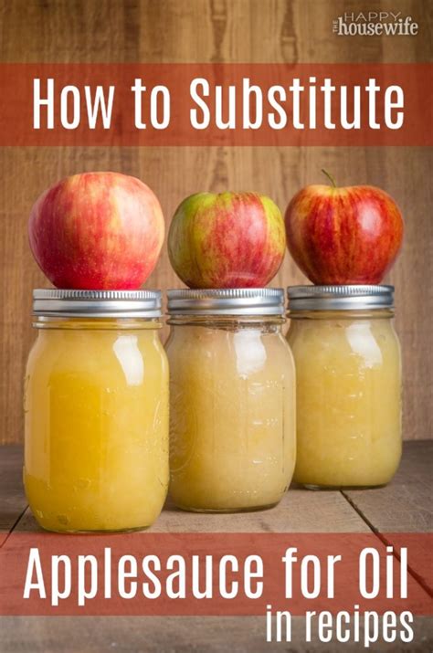 replacing applesauce in baking