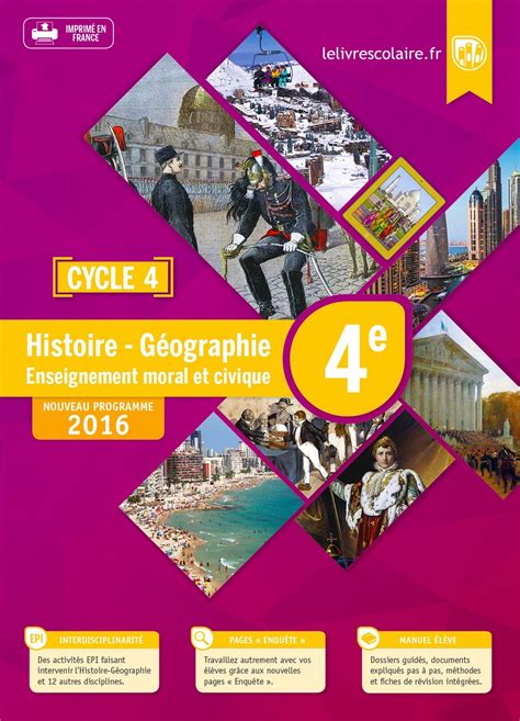 Read Reponse Question Livre Histoire Geographie 3Eme 