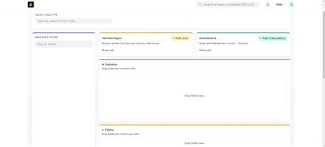Report Builder Ui Frappe