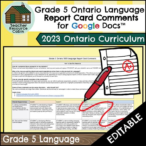 Report Cards Comments Foreign Language