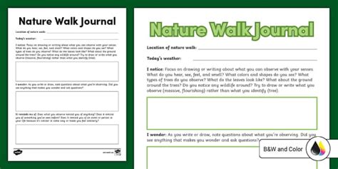 report on nature walk