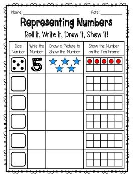 Represent Numbers Different Ways Printables Freebie A Representing Numbers In Different Ways Worksheet - Representing Numbers In Different Ways Worksheet