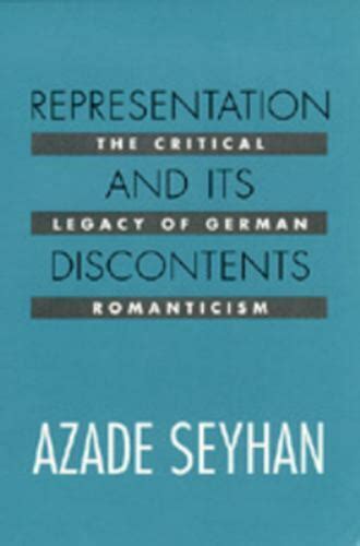 Full Download Representation And Its Discontents The Critical Legacy Of German Romanticism 