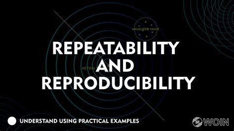 reproducibility