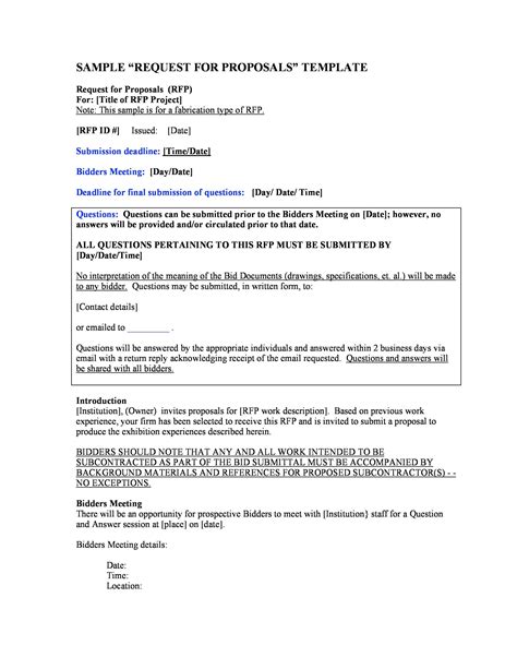 Request For Proposal Hosted Call Center Service