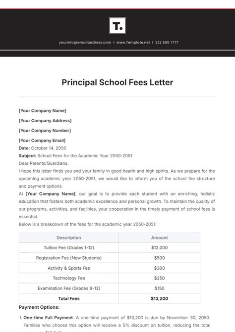 Request Letter For School Fees Concession