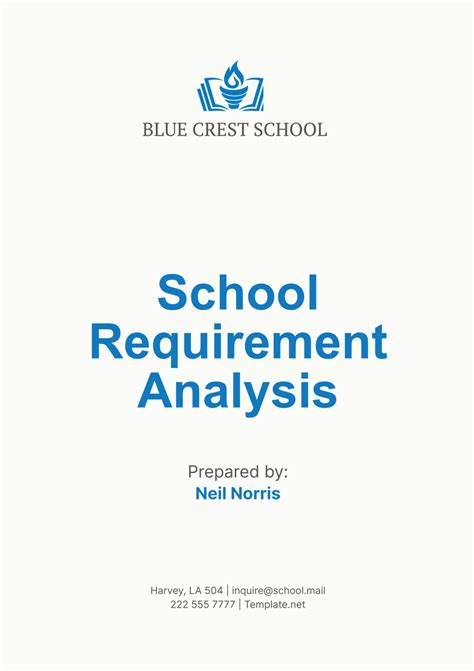 Download Requirement Analysis Document School Management System 