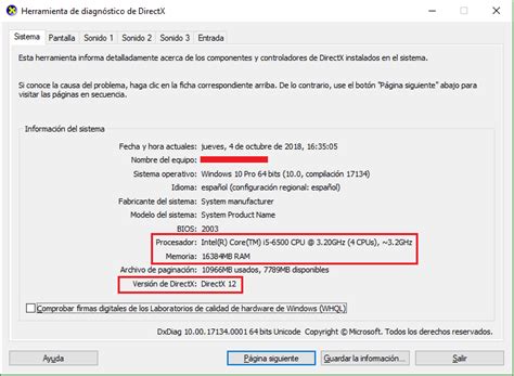 Requisitos Windows 10