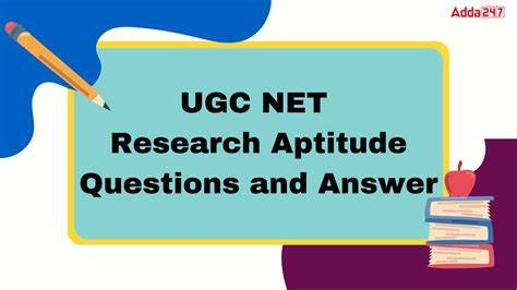 research aptitude for net questions with answers