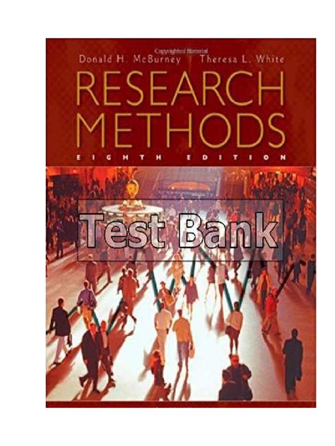 Research Methods By Mcburney