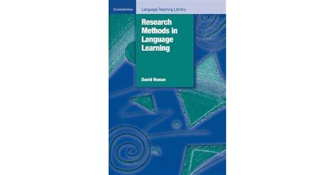 research methods in language learning nunan david 1