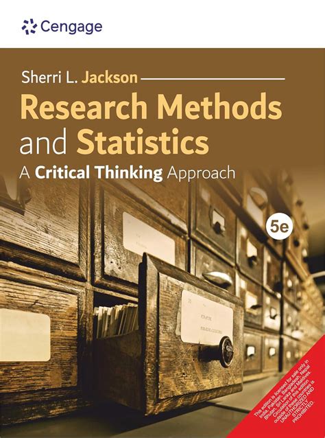 Research Methods Statistics Critical Thinking