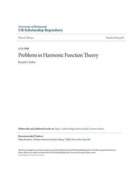 research problems in function theory fiftieth ann
