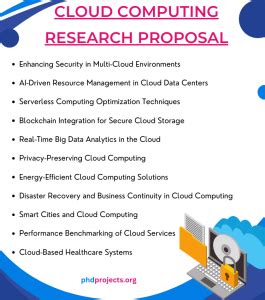 Research Proposal Sample Cloud Computing