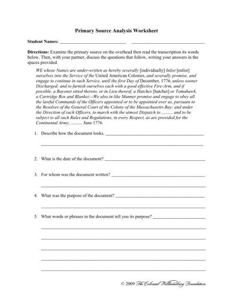 Research Question And Primary Source Worksheet Research Primary Secondary Source Worksheet - Primary Secondary Source Worksheet