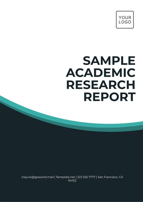 research report design