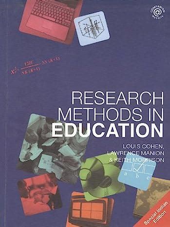 Read Research Methods In Education 6Th Edition 