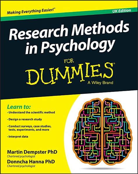 Download Research Methods In Psychology For Dummies Format 