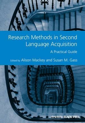 Read Research Methods In Second Language Acquisition A Practical Guide 