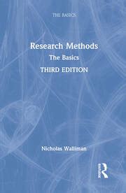 Read Online Research Methods The Basics By Nicholas Walliman 