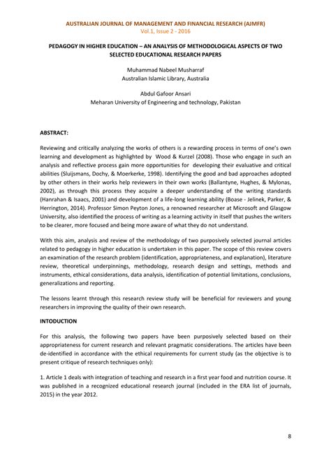 Download Research Paper On Teaching 