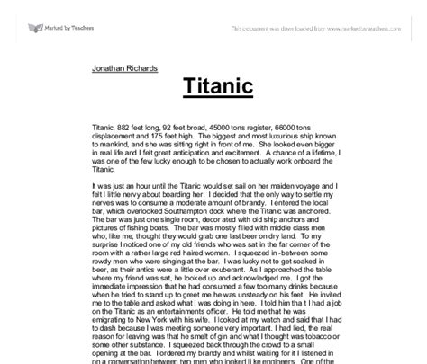 Download Research Paper On Titanic Movie 