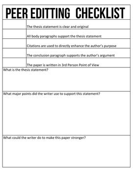 Read Research Paper Peer Editing 