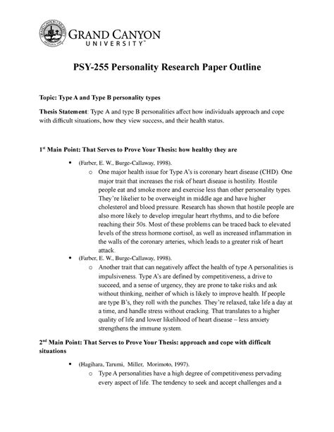 Download Research Papers Personality 