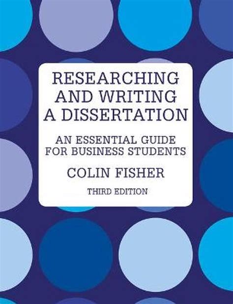 Full Download Researching And Writing A Dissertation A Guidebook For Business Students 
