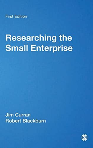 Download Researching The Small Enterprise Sage Series In Management Research 