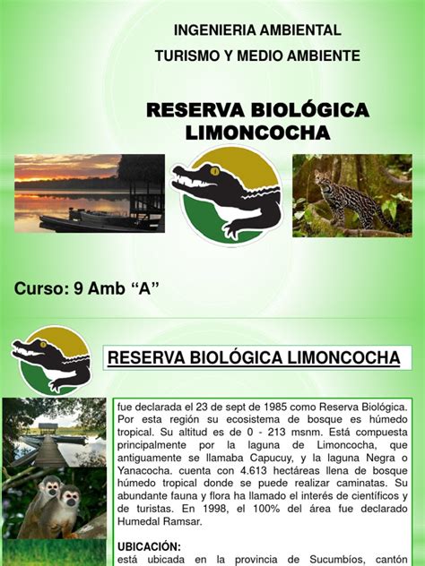 reserva biologics limoncocha pdf file