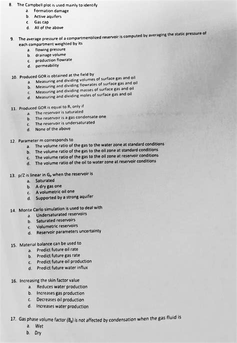 Full Download Reservoir Engineering Exam Questions And Answers 