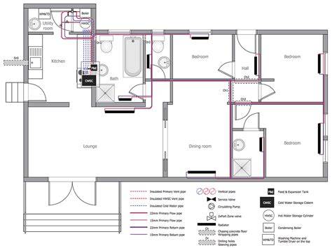 residential plumbing layout plan