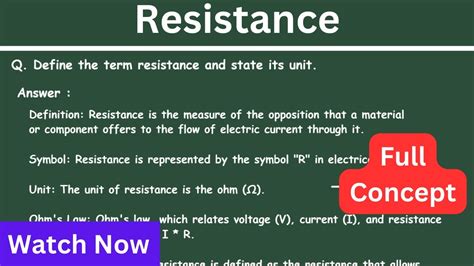 resistance definition