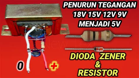 resistor untuk menurunkan tegangan 24v ke 12v