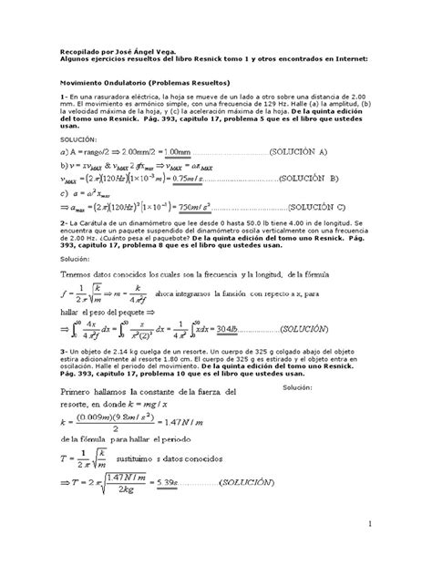 Resnick Ejercicios