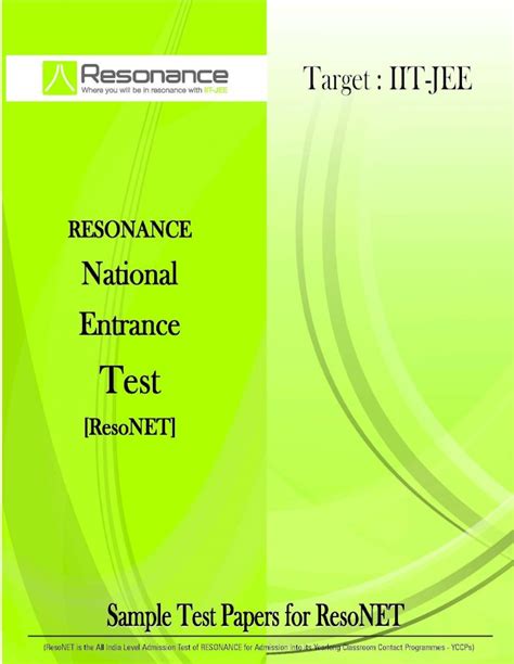 Read Reso Net Sample Papers 