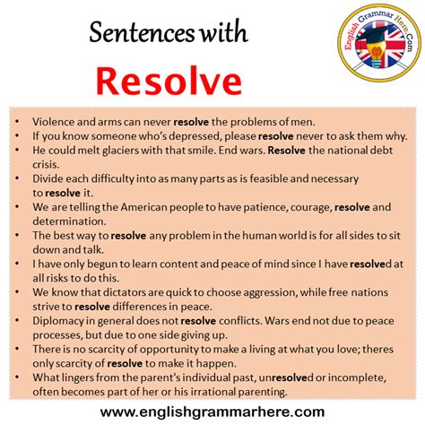 resolve english