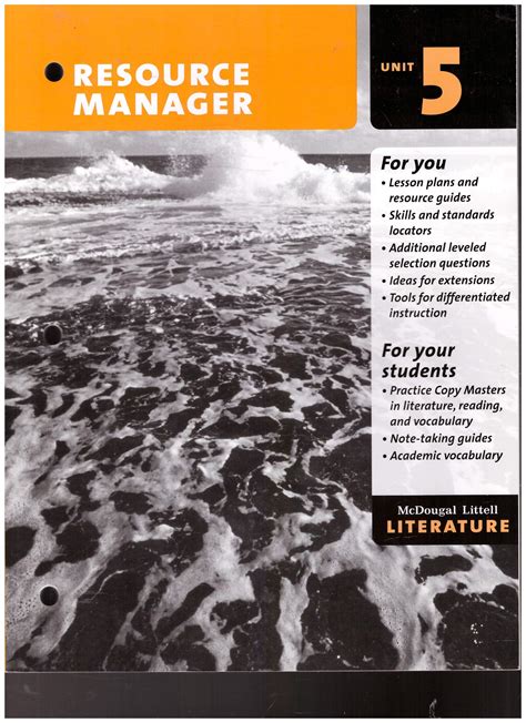 Resource Manager Unit 3 American Literature Answers