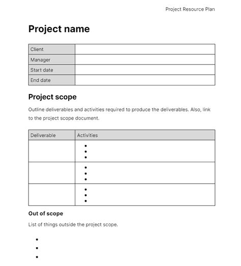 Full Download Resource Document Example 