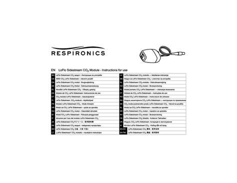 respironics a30 user manual