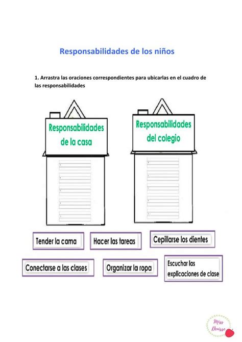 Responsabilidad Para Niños