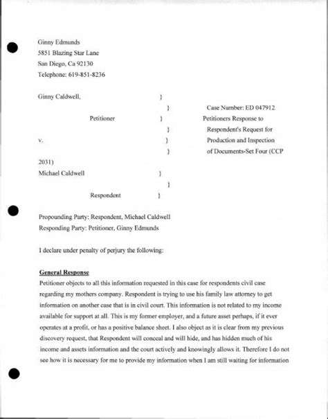 Read Response To Production Of Documents 