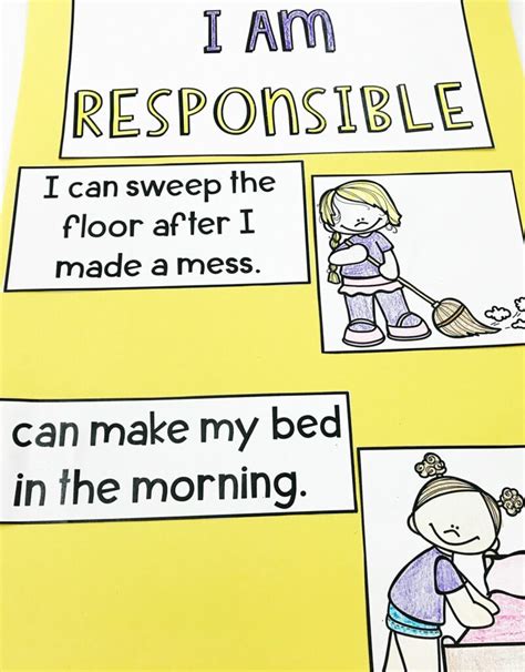 Responsibility Lesson Plans For Elementary Miss Ashleeu0027s Class Responsibility Worksheet For Kids - Responsibility Worksheet For Kids