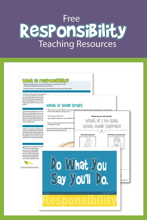 Responsibility Worksheets And Teaching Resources Responsibility Worksheet For Middle School - Responsibility Worksheet For Middle School