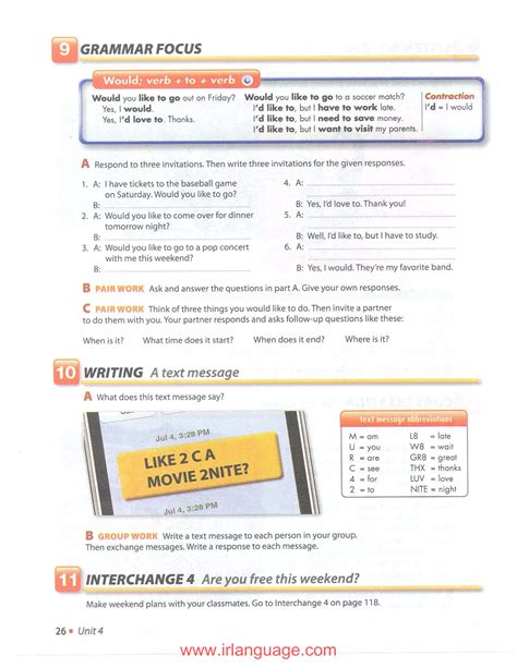 respuestas student interchange 4