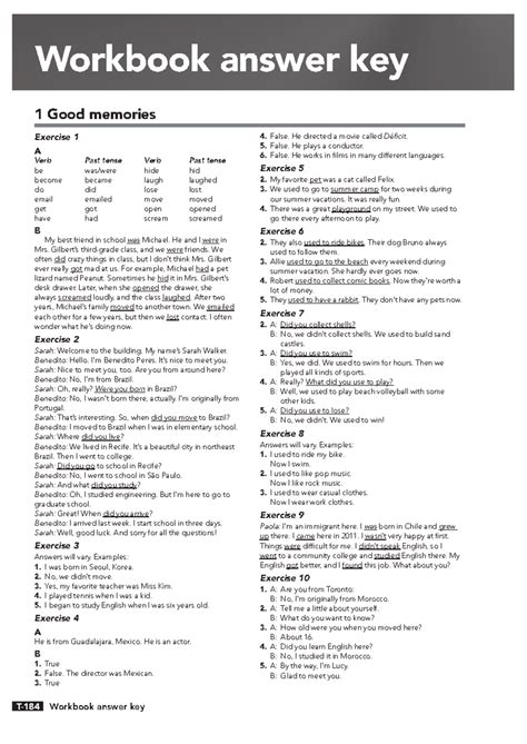 Respuestas Workbook Interchange 2