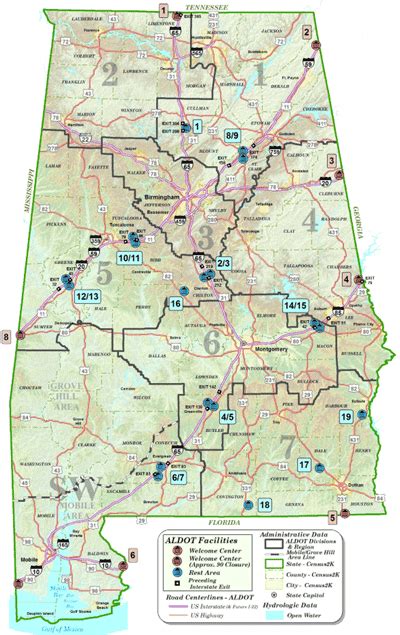 rest stops alabama